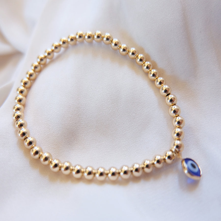 Evil Eye Bead Bracelet