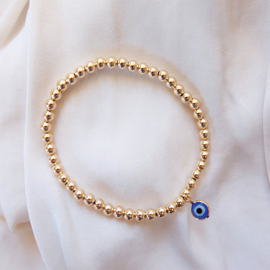 Evil Eye Bead Bracelet